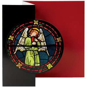  William Morris Stained Glass Angel Holiday Cards