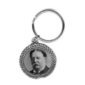  President William Howard Taft Pewter Key Chain: Office 