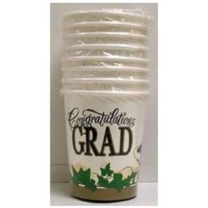  Ivy Grad 7oz Paper Cups Case Pack 8   536011: Patio, Lawn 