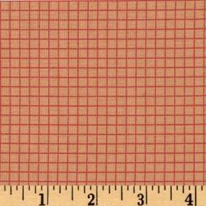   Wide Doll Babies Grid Peach Fabric By The Yard Arts, Crafts & Sewing