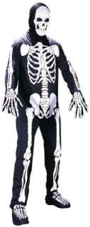 Adult Scary Skeleton Outfit Unisex Halloween Costume  
