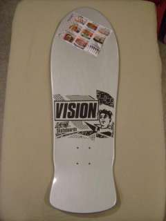 Vision Mark Gonzales FACE Skateboard Deck SILVER  