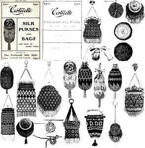 Victorian Beaded Purse Pattern Book 1900 Purses Bags  
