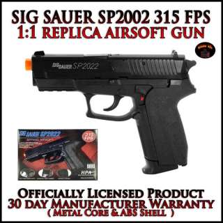 Sig Sauer SP2022 Airsoft Gun Metal Slide 315FPS Officially Licensed 