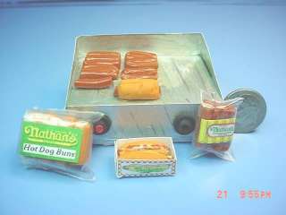 Dollhouse Miniatures Hot Dog Grill # 1b Set  