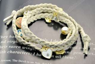   Decorations Knit Shell Heart Rabbit Fashion Bracelet Wristband HOT New