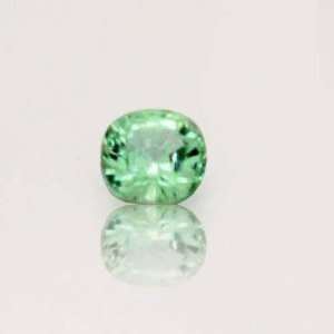  Green Color Tourmaline Facet Round 1.18 ct Natural Gemstone Jewelry