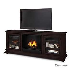   Real Flame Hudson Ventless Gel Fireplace in Espresso