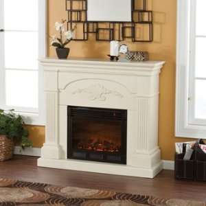  SEI Sicilian Harvest Electric Fireplace in Ivory