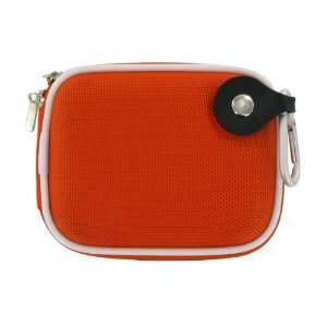   Shell (Orange) Case for Flip UltraHD Camcorder White