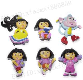Cute Dora the Explorer Dora and Boots Figures 6pcs  
