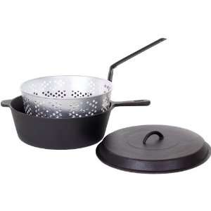   Cast Iron Chicken Fryer With Basket   Gl10495as