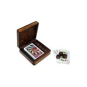 Wood game set, Ace of Spades 