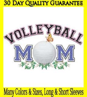 NEW~MOTHERS DAY GIFT~VOLLEYBALL MOM~T SHIRT~LS/SS~Front or Back~~~S 