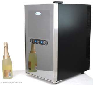    182ED NewAir 18 Bottle Dual Zone Wine Cooler With Interior LED Light