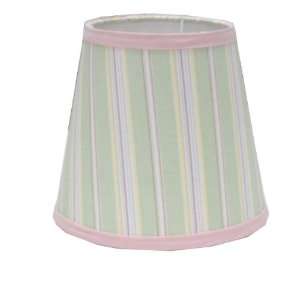 Babykins Green Stripes Girl UNO Lamp Shade 5.5(Top D)x8(Bottom D)x7(H 