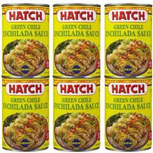 Hatch Green Chili Enchilada Sauce Medium,15 oz, 6 pk  
