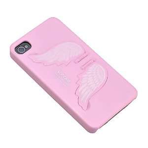   Angles Wing Color Case Support Holder IPHONE 4 / 4S Cover   Pink