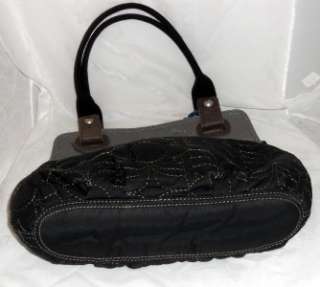 Fossil Key Per Quilted Flower Black Shopper Bag Purse NWT ZB5021001 