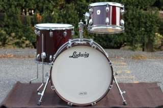 Ludwig Classic Maple 20 / 12 / 14 Drum Set Kit Shell Pack Mahogany 