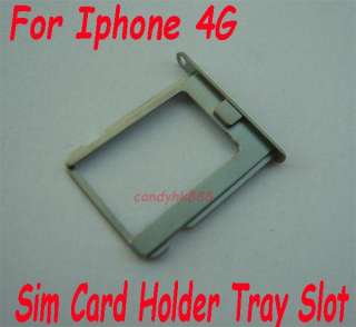 Package Included : 1 SIM Card Slot Tray Holder for Apple iPhone 4G