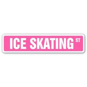 ICE SKATING Street Sign skates figure lesson instructor teacher speed 