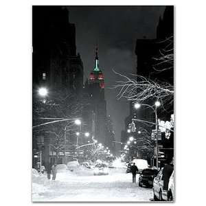  Boxed Christmas Cards   Empire State Building Christmas 