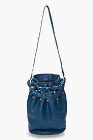 ALEXANDER WANG Blue Diego Bucket Bag
