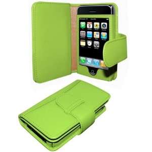 Piel Frama Premium Leather Wallet for the Apple iPhone 3G / 3GS (Green 