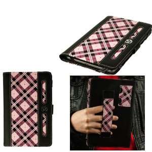  Kindle Fire Case Cover (Pink Plaid Pattern) VanGoddy Dauphine 