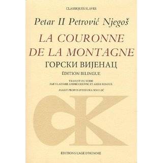 La couronne de la montagne (French Edition) by Petar Petrovic Njegos 