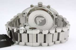 New Emporio Armani Sportivo Chronograph Steel Date Men Watch 43mm 