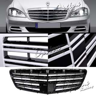   MERCEDES BENZ W221 S550 S63 S65 AMG STYLE GRILLE GRILL BLACK/CHROME