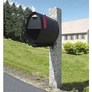   Stainless Steel Post Spira Mailbox SPIRA M001BLK Patio, Lawn & Garden
