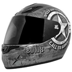 Speed and Strength SS1000 Call To Arms Matte Black Helmet   Color 