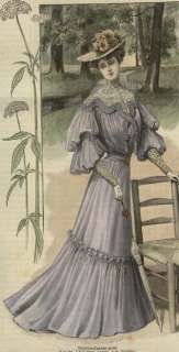MODE ILLUSTREE PATTERN July 31,1904 AFTERNOON DRESS  