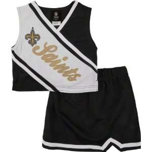  New Orleans Saints Girls 4 6 Two Piece Cheerleader Set 