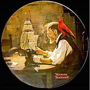  Norman Rockwell Ship Builder Plate: Home & Kitchen