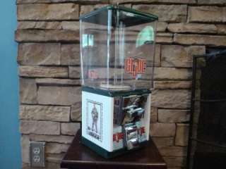   Northwestern *GI JOE* Gumball/Candy/Peanut Vending Machine Figures Box