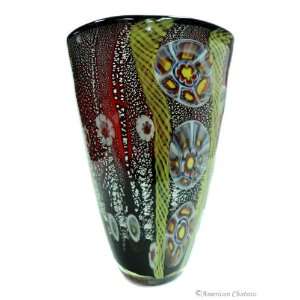  11 Large & Heavy Hand Blown Art Glass Vase