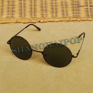   Sunglasses 60s Round Frame Shades Sunnies Vintage Retro Clear Glasses