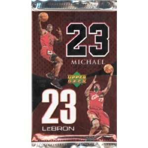   Deck LeBron James/Michael Jordan Box Topper Pack Sports Collectibles