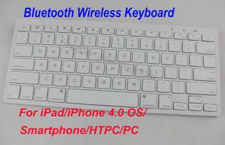 Wireless Bluetooth 2.0 Multimedia Keyboard For iPad iPhone 4.0 OS 