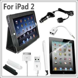 Accessory Bundle Pack Case Cover Film For Apple iPad2  