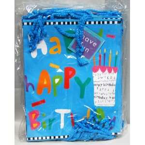  Medium 8.5 x 7 Gift Bag   Happy Birthday (12 Pack 
