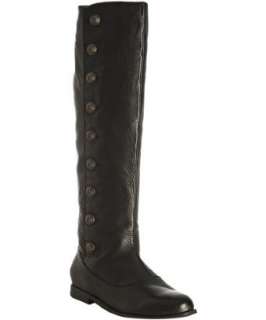 STEVEN by Steve Madden black leather Greyson flat boots   up 