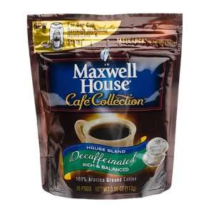Maxwell House Café Collection House Blend Decaffeinated Coffee 