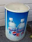 crystal pepsi clear store display cooler 1993 extremely rare returns