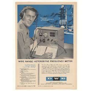   Divco Wayne Electronics 1021 Frequency Meter Print Ad