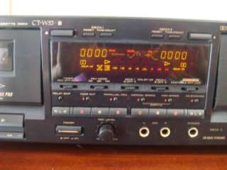 PIONEER STEREO DOUBLE CASSETTE DECK CT W53 ELITE  